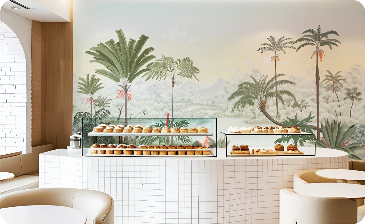 Stunning look of bakery cafe